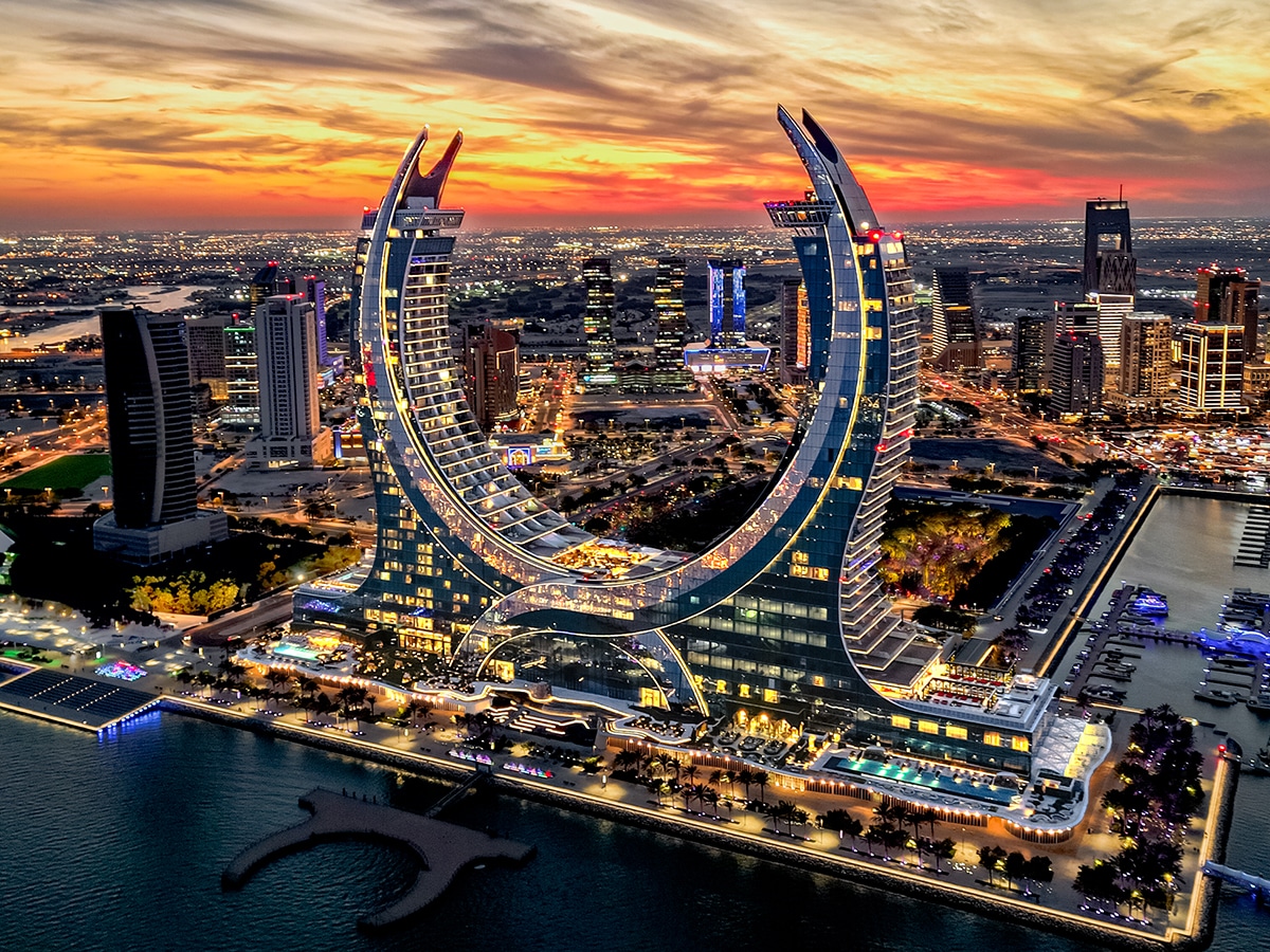 Lusail City skyline