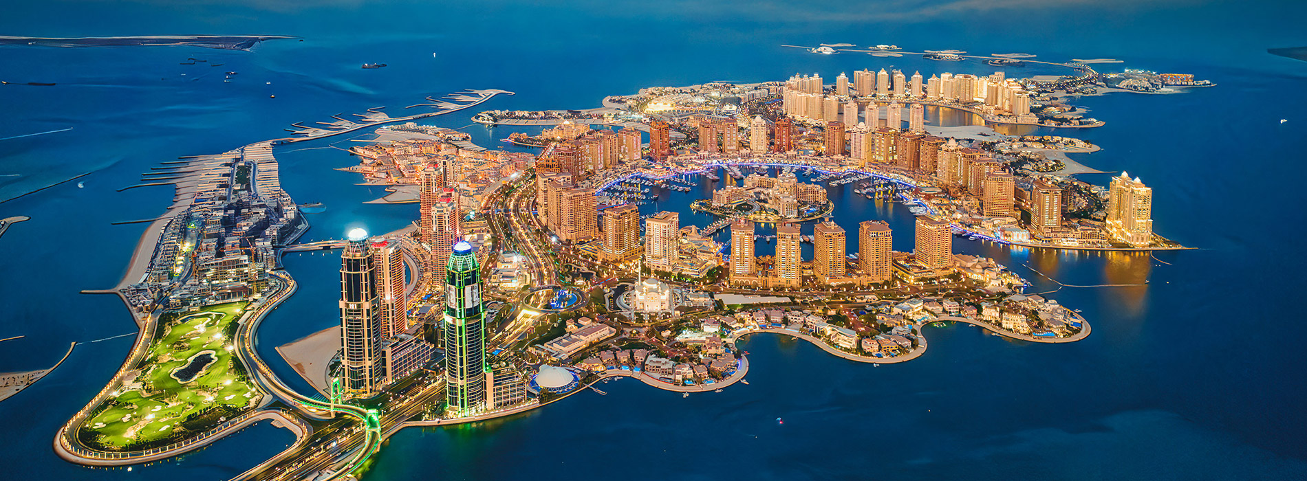 The Pearl Qatar waterfront